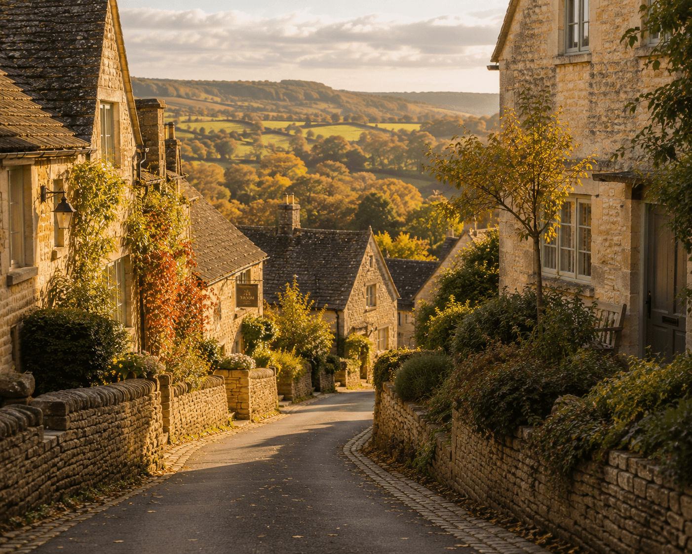 Cotswolds Retreat Anwesen und Landschaft